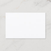 Minimalistische Vorlage Klassisches Berufliches El Visitenkarte (Rückseite)