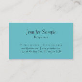 Minimalistische Vorlage Moderne Elegante Beruflich Visitenkarte (Rückseite)