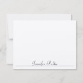 Minimalistische Vorlage Moderne Typografie fühlt s (Vorderseite)