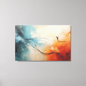 Minimalistische Wand an Wand Leinwanddruck (Vorderseite)