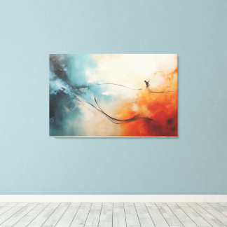 Minimalistische Wand an Wand Leinwanddruck