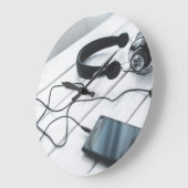 Minimalistische Wand-Uhr Große Wanduhr (Winkel)