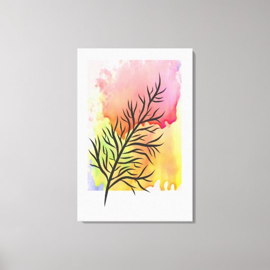 Minimalistische Wandkunst in jedem Zimmer Leinwanddruck (Vorderseite)