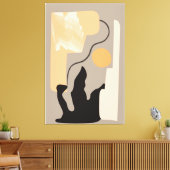 Minimalistische Wandkunst Leinwanddruck (Insitu (Wohnzimmer))