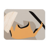 Minimalistische Wandkunst Magnet (Horizontal)