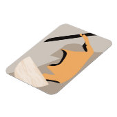 Minimalistische Wandkunst Magnet (Linke Seite)