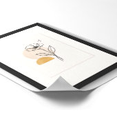 minimalistische Wandkunstposter Poster (Ecke)