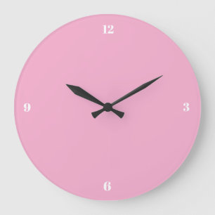 Minimalistische Wanduhr   Moderner Pastell-Raumsch
