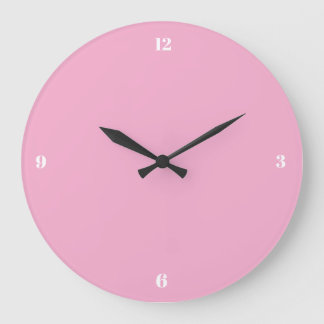 Minimalistische Wanduhr | Moderner Pastell-Raumsch