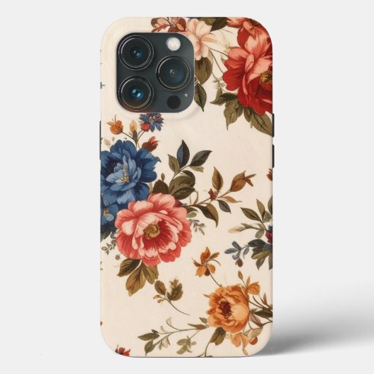 Minimalistische Wasserfarbe Floral Case-Mate iPhone Hülle (Rückseite)