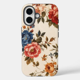 Minimalistische Wasserfarbe Floral iPhone 16 Hülle