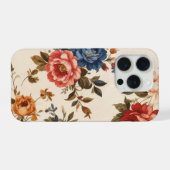 Minimalistische Wasserfarbe Floral iPhone Hülle (Rückseite (Horizontal))