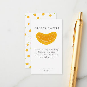 Minimalistische Wasserfarbe Orange Boho Babyparty Begleitkarte