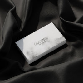 Minimalistische Wasserfarbe Visitenkarte