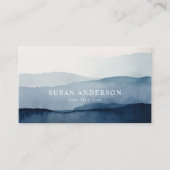 Minimalistische Wasserfarbenkarte Visitenkarte (Vorderseite)