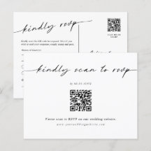 Minimalistische Website UAWG Strichcode-Postkarte