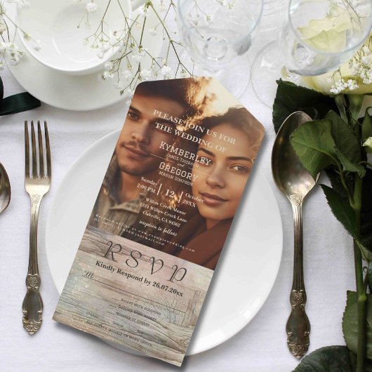 Minimalistische Website zur Landschaft des Abstrak All In One Einladung