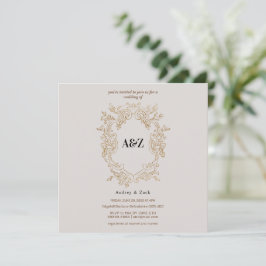 Minimalistische WEDING INVITATION CARD