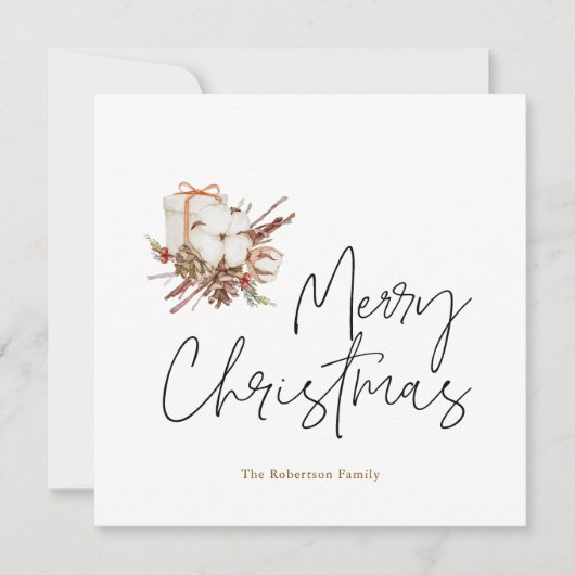 Minimalistische Weihnachten (Vorderseite)