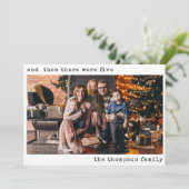 Minimalistische Weihnachten damals gab es fünf Fam (Stehend Vorderseite)