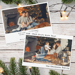 Minimalistische Weihnachten Dann gab es drei Famil