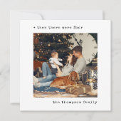 Minimalistische Weihnachten Dann gab es vier Famil (Vorderseite)