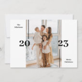 Minimalistische Weihnachten Elegantes Chic Einfach (Vorderseite)