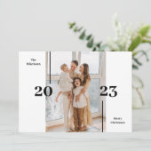 Minimalistische Weihnachten Elegantes Chic Einfach (Stehend Vorderseite)