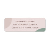 Minimalistische Weihnachten erröten. Moderner Eleg (Vorne)