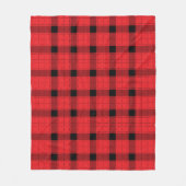 Minimalistische Weihnachten Fleecedecke (Vorderseite)