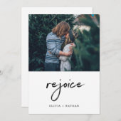 Minimalistische Weihnachten | Freuen Sie sich auf (Vorne/Hinten)