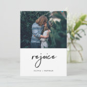 Minimalistische Weihnachten | Freuen Sie sich auf (Stehend Vorderseite)