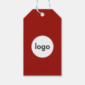 Minimalistische Weihnachten Geschenkanhänger (Rückseite)