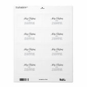 Minimalistische Weihnachten | Kundenspezifischer V (Vorne)