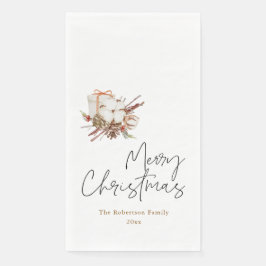 Minimalistische Weihnachten mit Cotton Bouquet Serviette