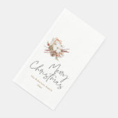 Minimalistische Weihnachten mit Cotton Bouquet Serviette (Ecke)