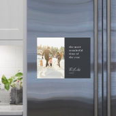 Minimalistische Weihnachten Moderne, stilvolle Mag Magnetkarte