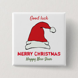 Minimalistische Weihnachten und Neues Jahr glückli Button
