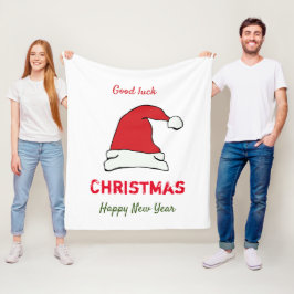 Minimalistische Weihnachten und Neues Jahr glückli Fleecedecke