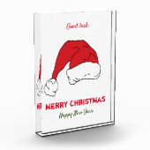 Minimalistische Weihnachten und Neues Jahr glückli Fotoblock (Links)