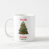 Minimalistische Weihnachten und Neues Jahr glückli Kaffeetasse (Links)