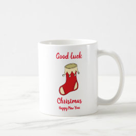 Minimalistische Weihnachten und Neues Jahr glückli Kaffeetasse