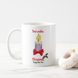 Minimalistische Weihnachten und Neues Jahr glückli Kaffeetasse