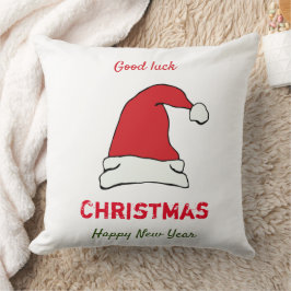 Minimalistische Weihnachten und Neues Jahr glückli Kissen