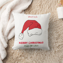 Minimalistische Weihnachten und Neues Jahr glückli Kissen