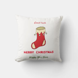 Minimalistische Weihnachten und Neues Jahr glückli Kissen