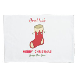 Minimalistische Weihnachten und Neues Jahr glückli Kissenbezug