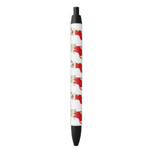 Minimalistische Weihnachten und Neues Jahr glückli Kugelschreiber