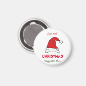 Minimalistische Weihnachten und Neues Jahr glückli Magnet (Vorderseite/Rückseite)