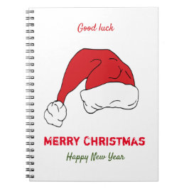 Minimalistische Weihnachten und Neues Jahr glückli Notizblock